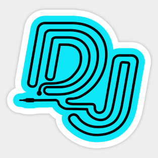 #DJ fan Sticker